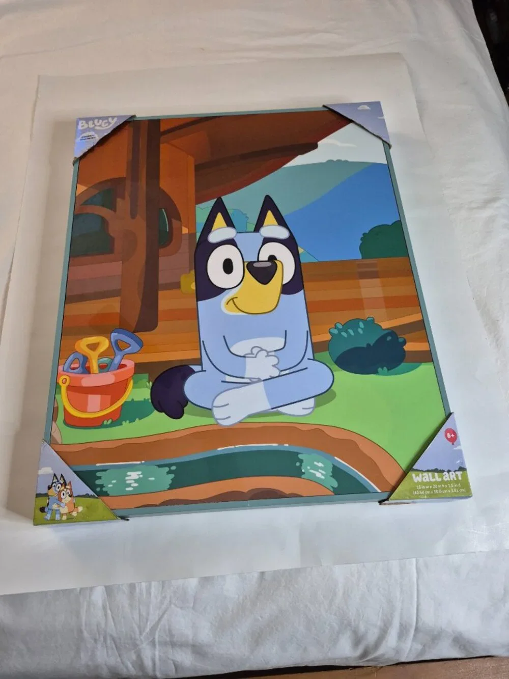 Bluey Sitting Disney License Wall Art - , 16